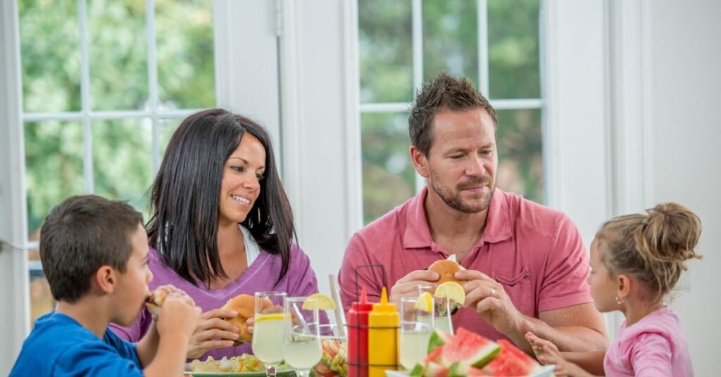 refeição em família