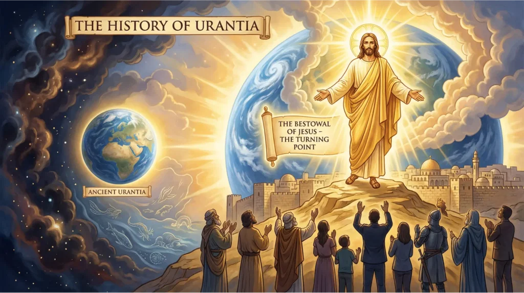 História de jesus contada no Livro de Urantia